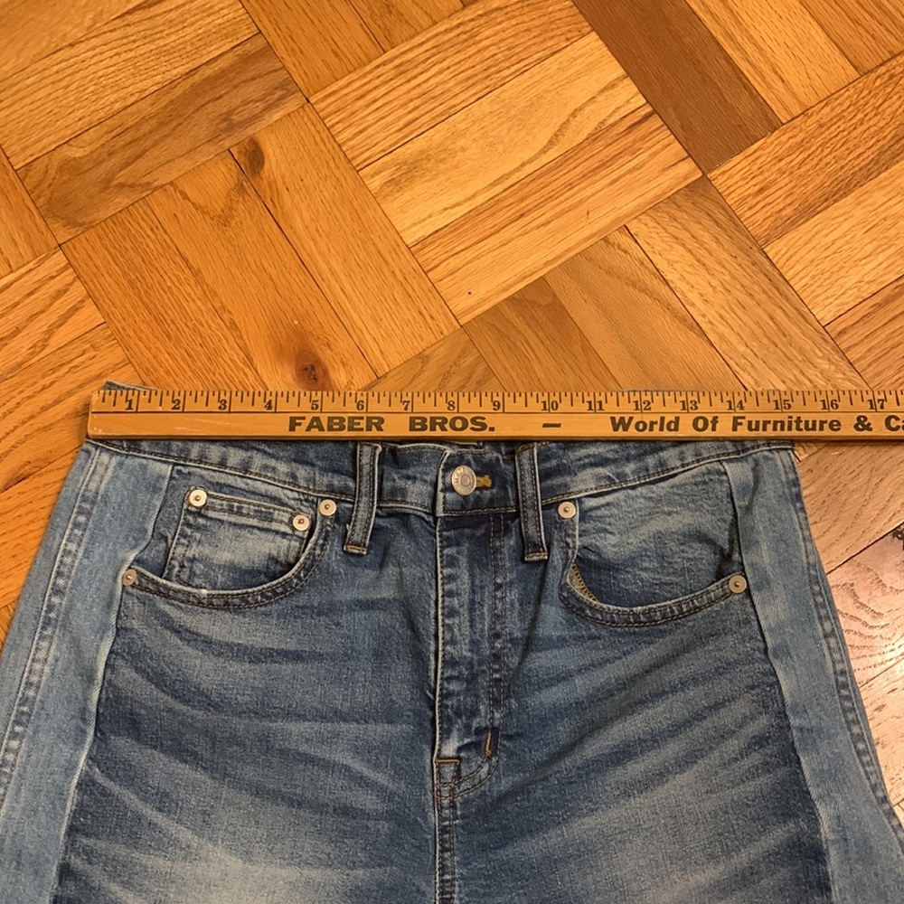 Madewell Cruiser Straight Crop Jeans: Pieced Edition Size 28 - Picture 11 of 11
